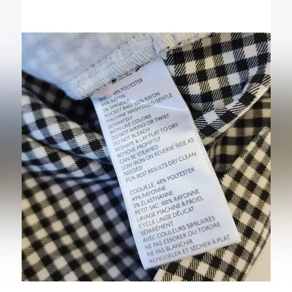 Urban Outfitters Black‎ & White Gingham Mini Skirt  | Classic Checkered Style